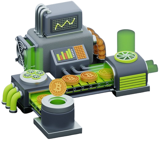 Mining Machine Illustration
